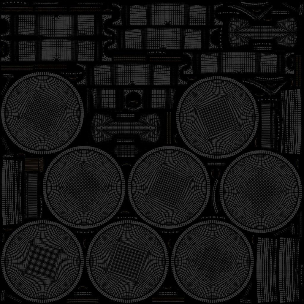 Animated V8 Engine 3D model_41