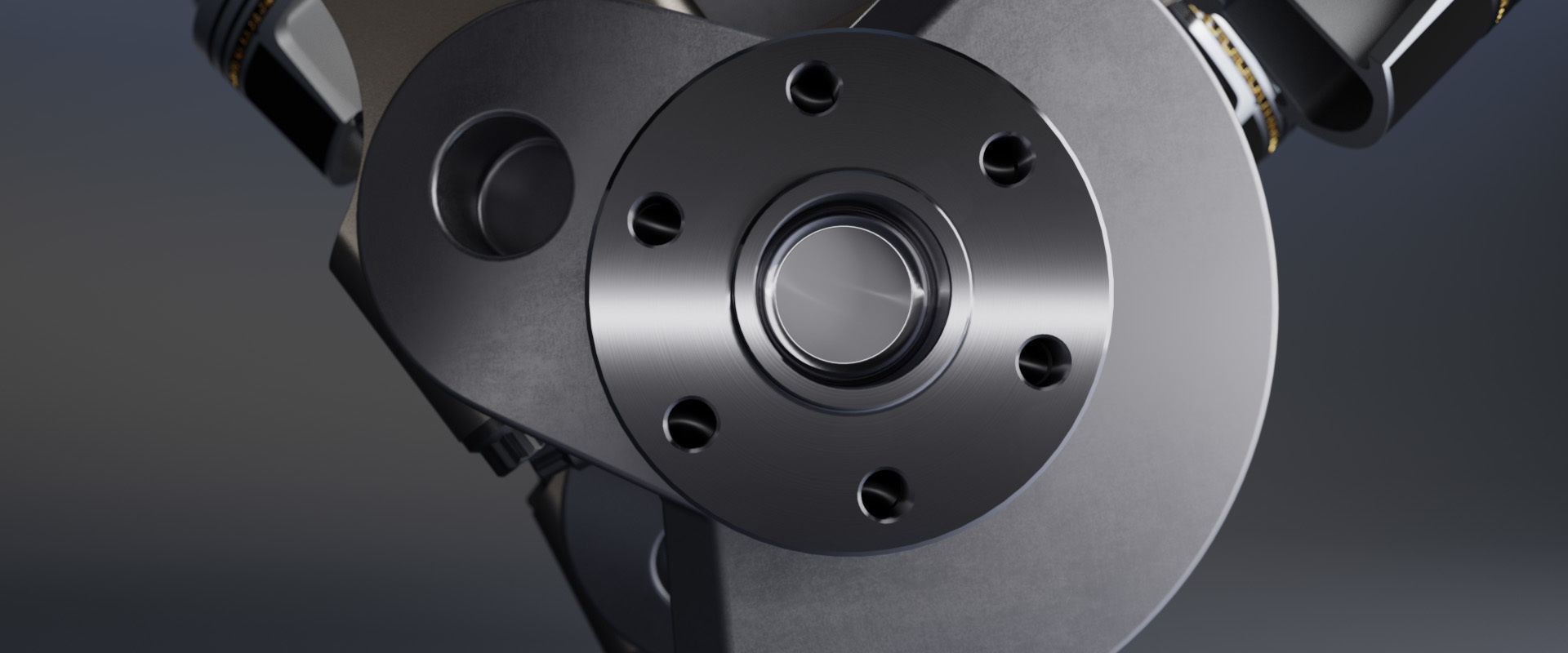 Animated V8 Engine 3D model_27