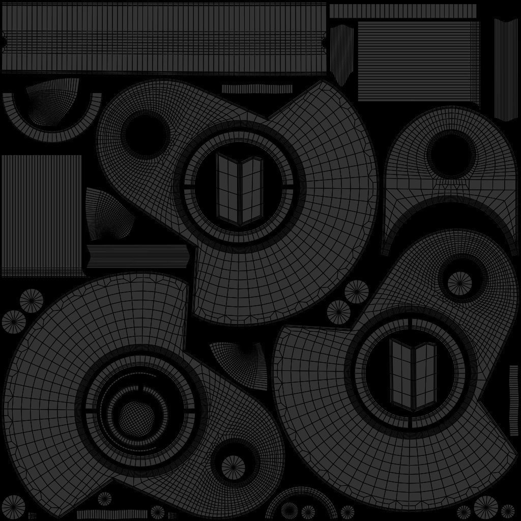 Animated V8 Engine 3D model_42