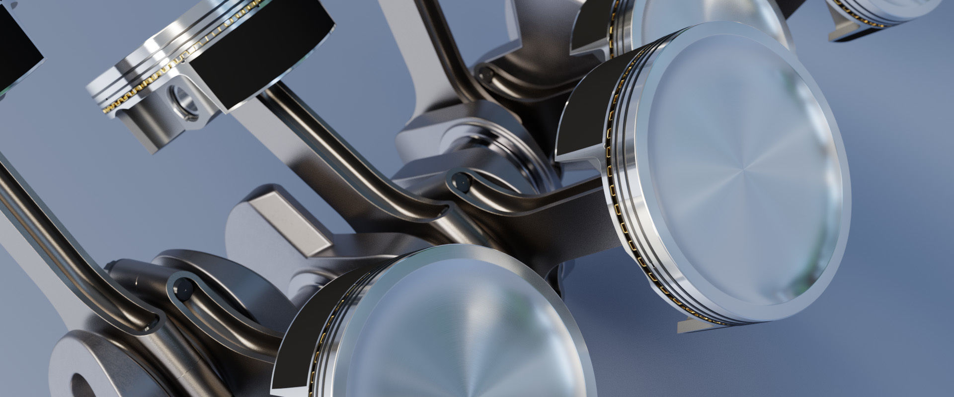 Animated V8 Engine 3D model_25