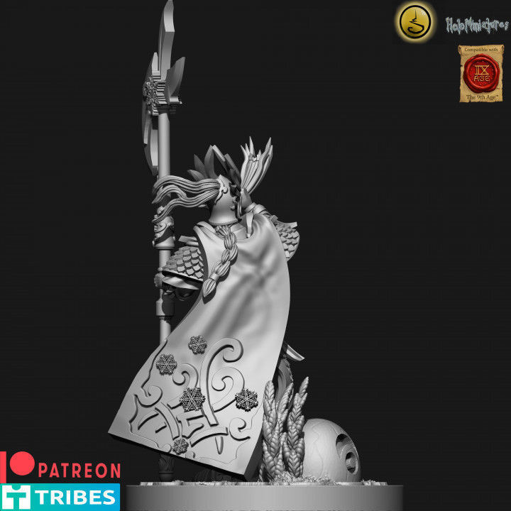 Highborn elves Flame wardens 3D print model_4