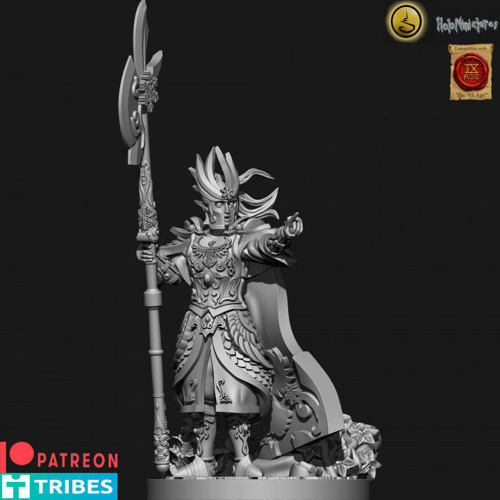 Highborn elves Flame wardens 3D print model_10
