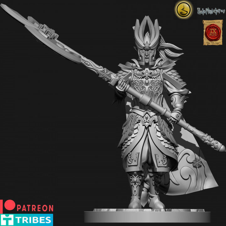 Highborn elves Flame wardens 3D print model_13