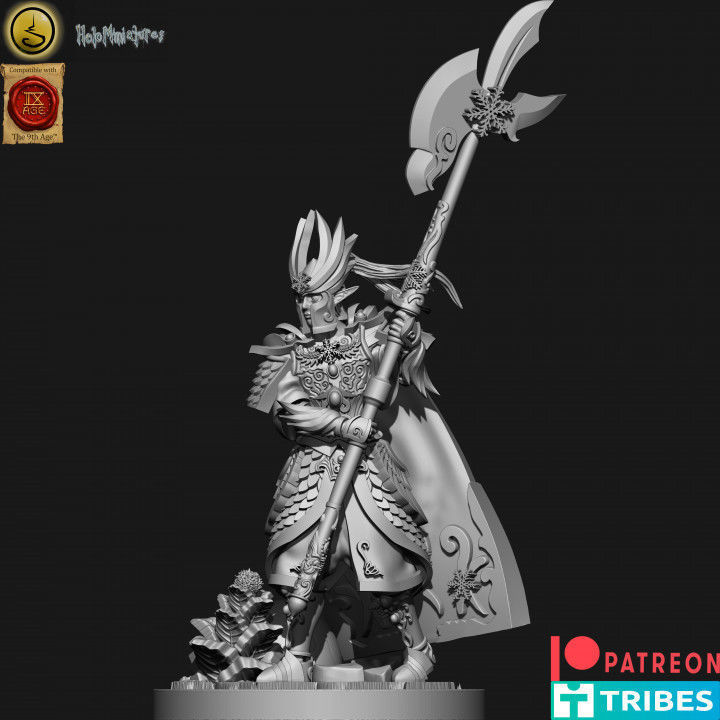 Highborn elves Flame wardens 3D print model_14