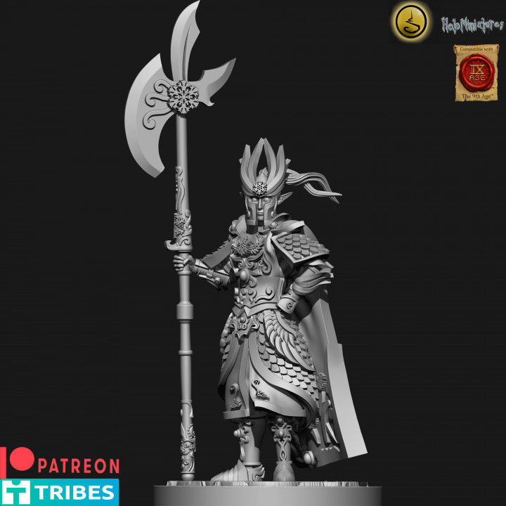 Highborn elves Flame wardens 3D print model_11