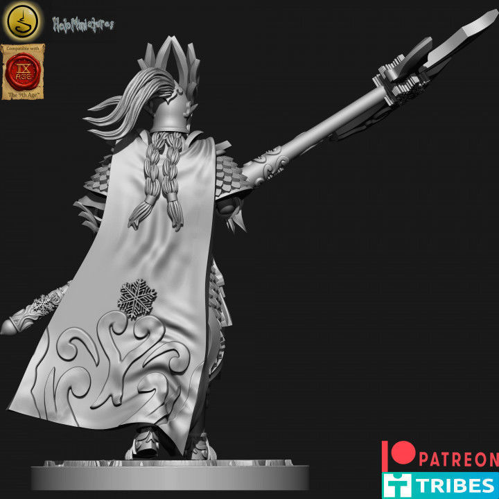Highborn elves Flame wardens 3D print model_6