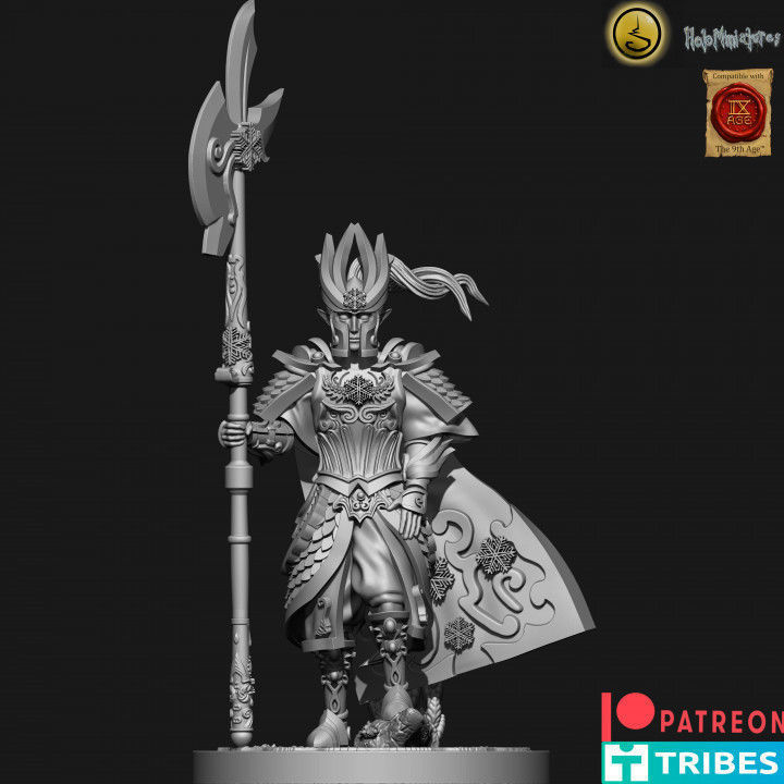 Highborn elves Flame wardens 3D print model_7