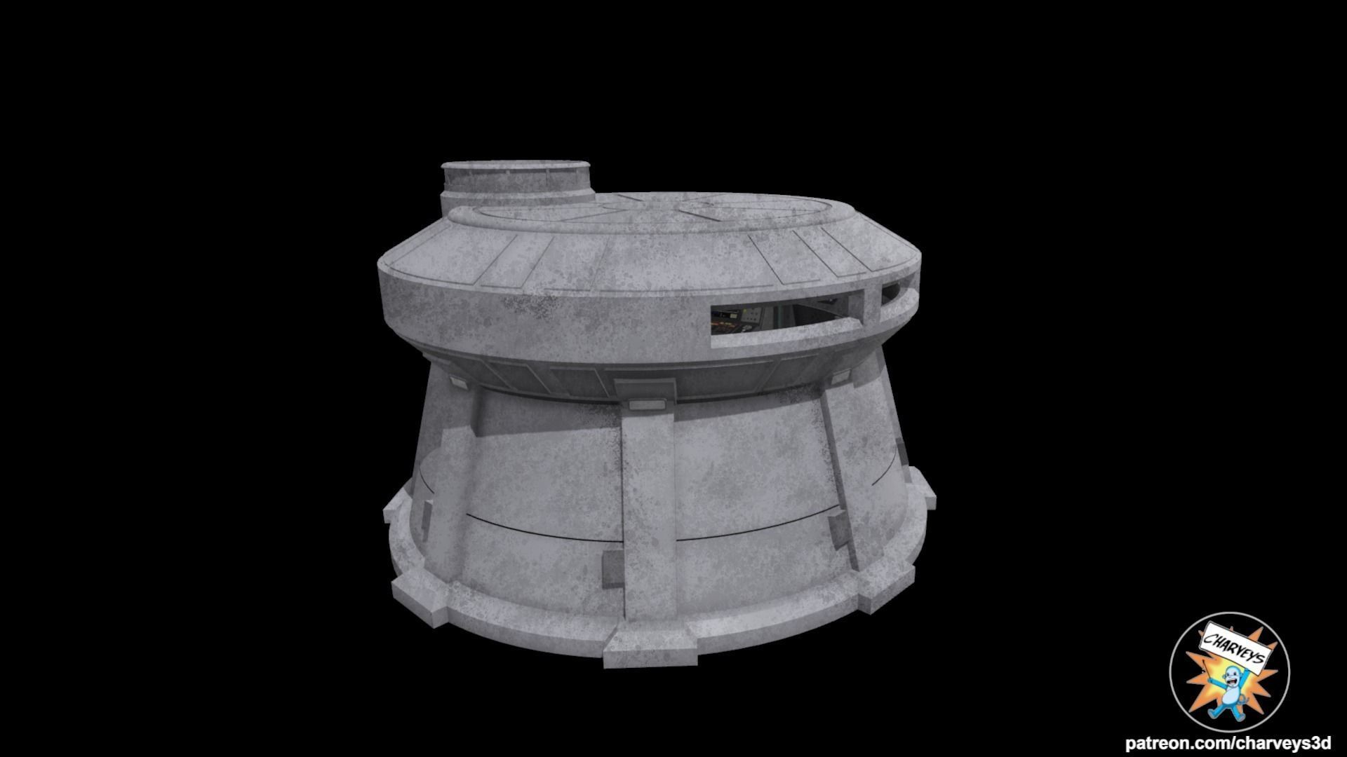 Star Wars Aldhani Imperial Bunker for action figures 3D print model_4