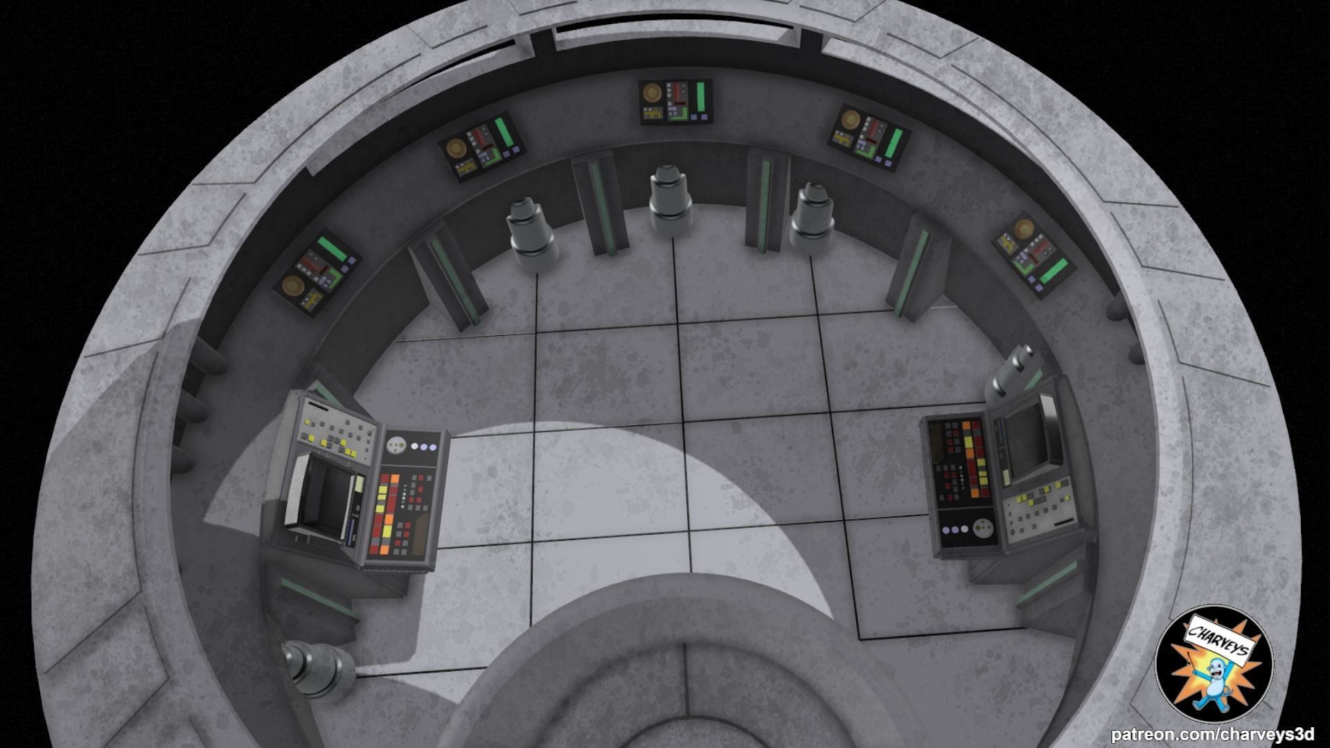 Star Wars Aldhani Imperial Bunker for action figures 3D print model_8