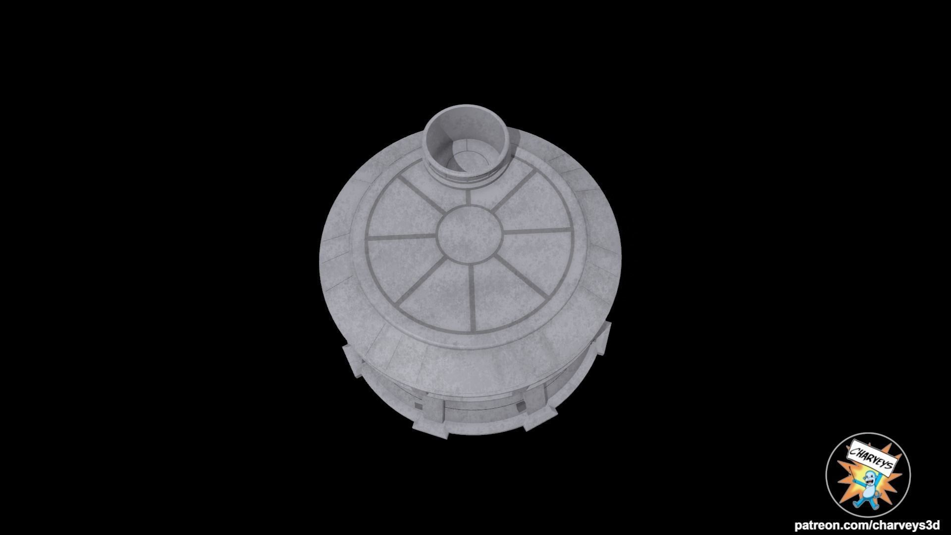 Star Wars Aldhani Imperial Bunker for action figures 3D print model_5
