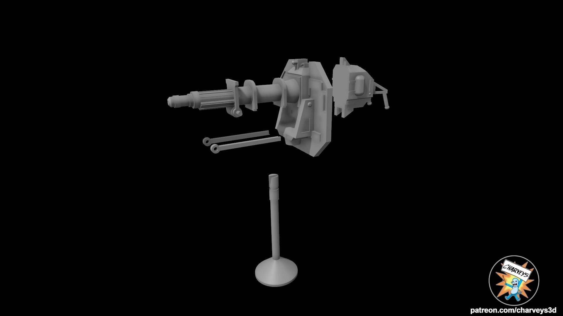 Star Wars Aldhani Imperial Bunker for action figures 3D print model_10