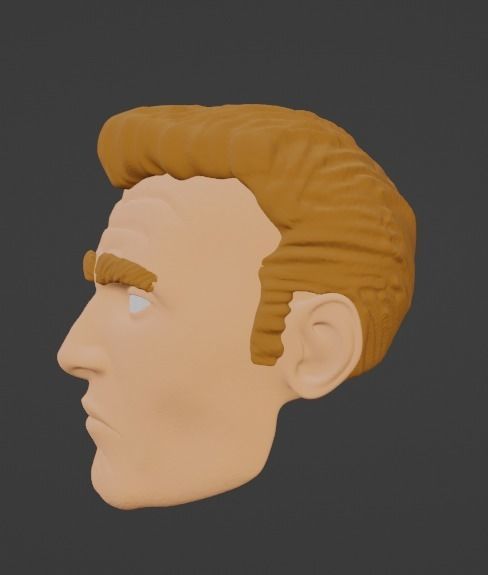 Venom Eddie Brock Head Free 3D print model_10