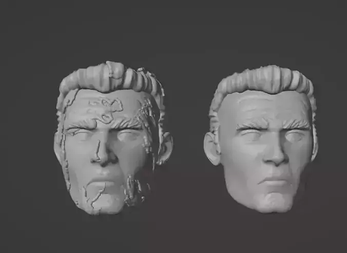 Venom Eddie Brock Head Free 3D print model