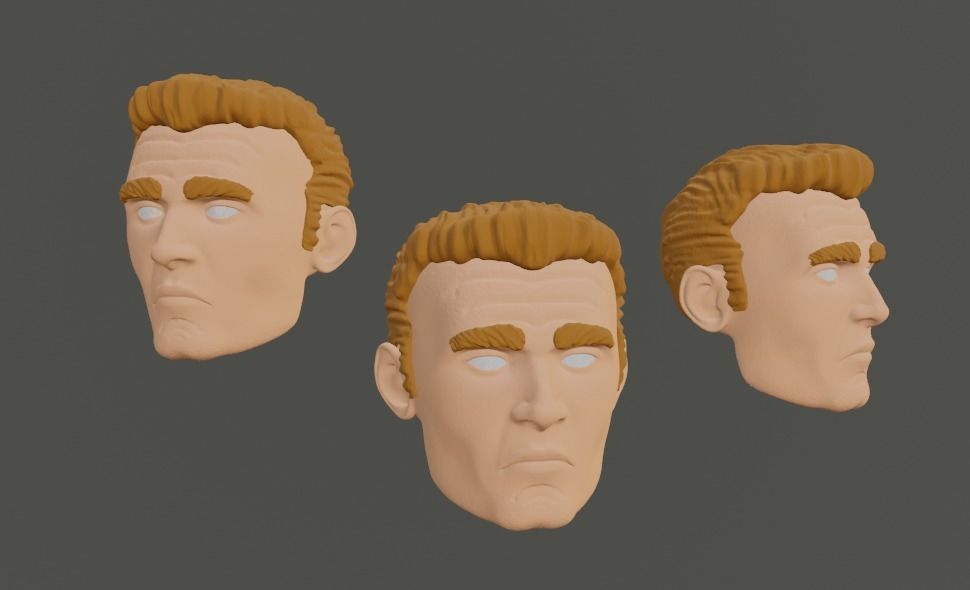 Venom Eddie Brock Head Free 3D print model_8