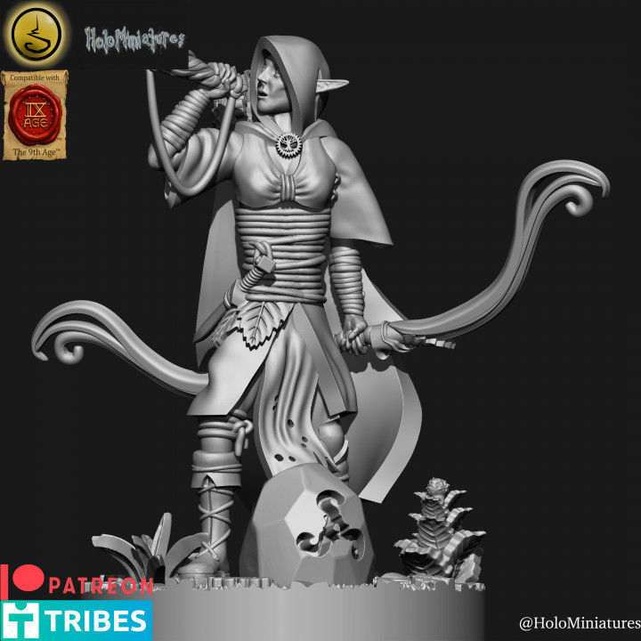 Wood elves Archers 3D print model_16