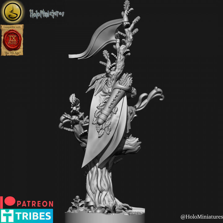 Wood elves Archers 3D print model_9