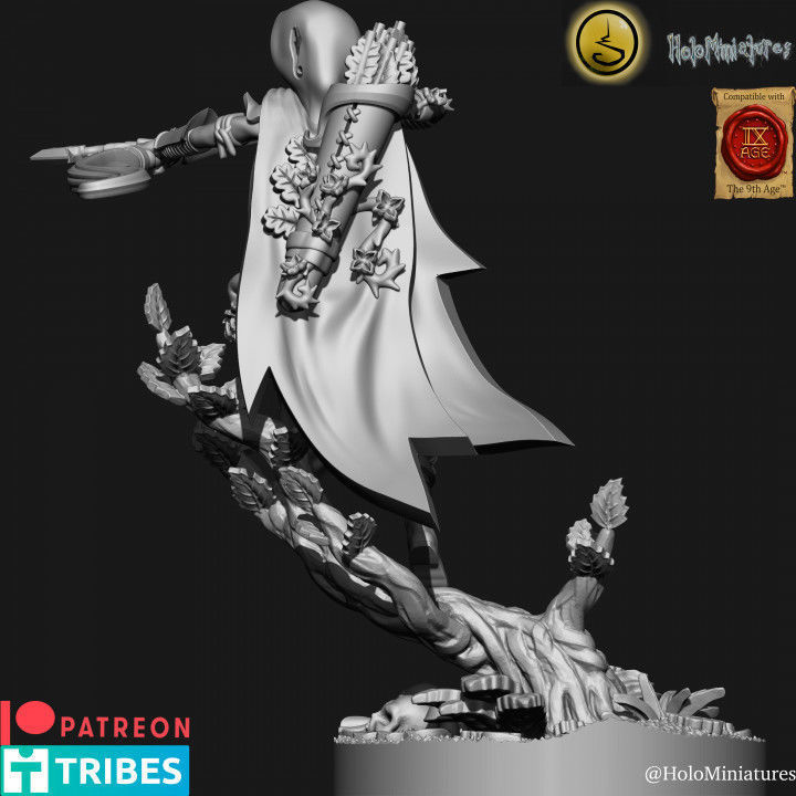 Wood elves Archers 3D print model_2