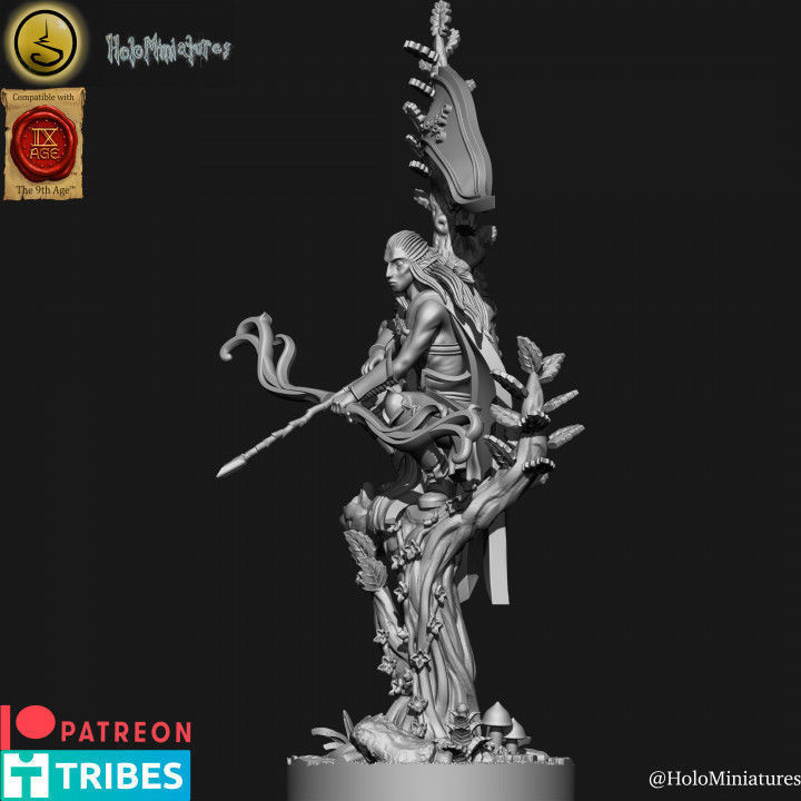 Wood elves Archers 3D print model_10