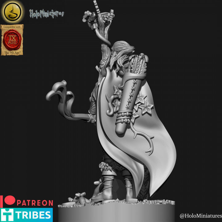 Wood elves Archers 3D print model_7