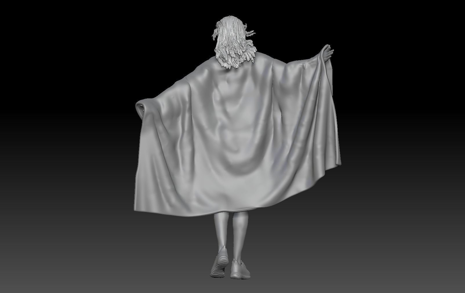 GIRLS FLAG WOLD CUP QATAR 1 3D print model_2