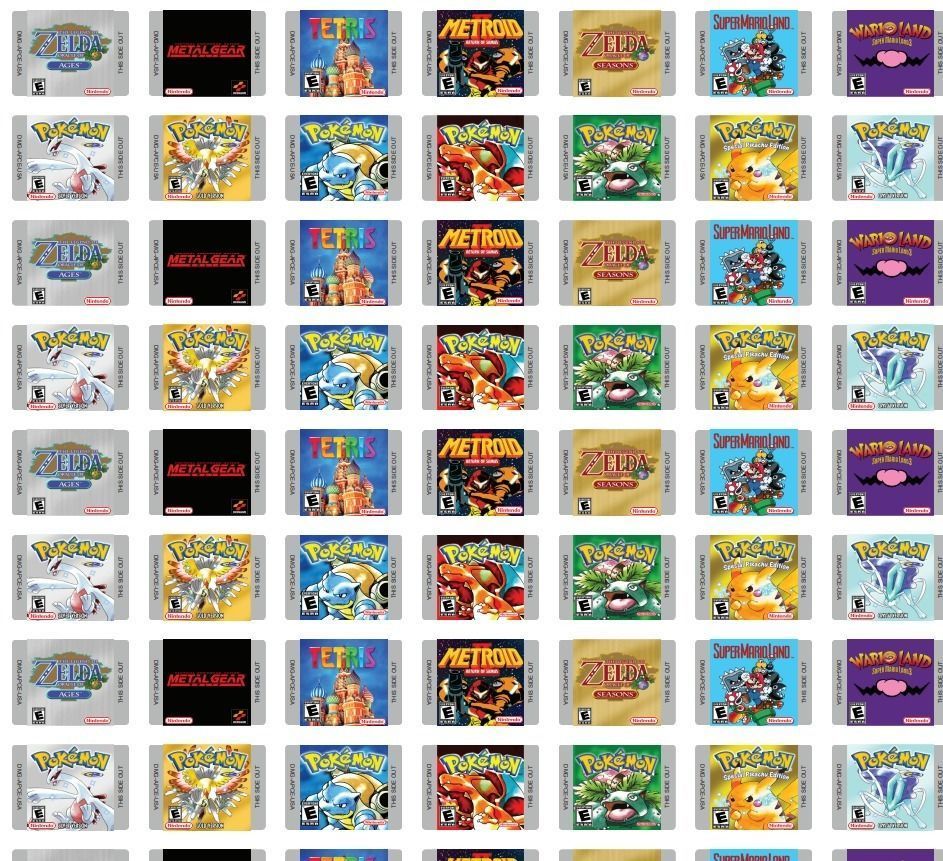 KEYCAP NINTENDO GAME BOY CARTRIDGE 3D print model_8