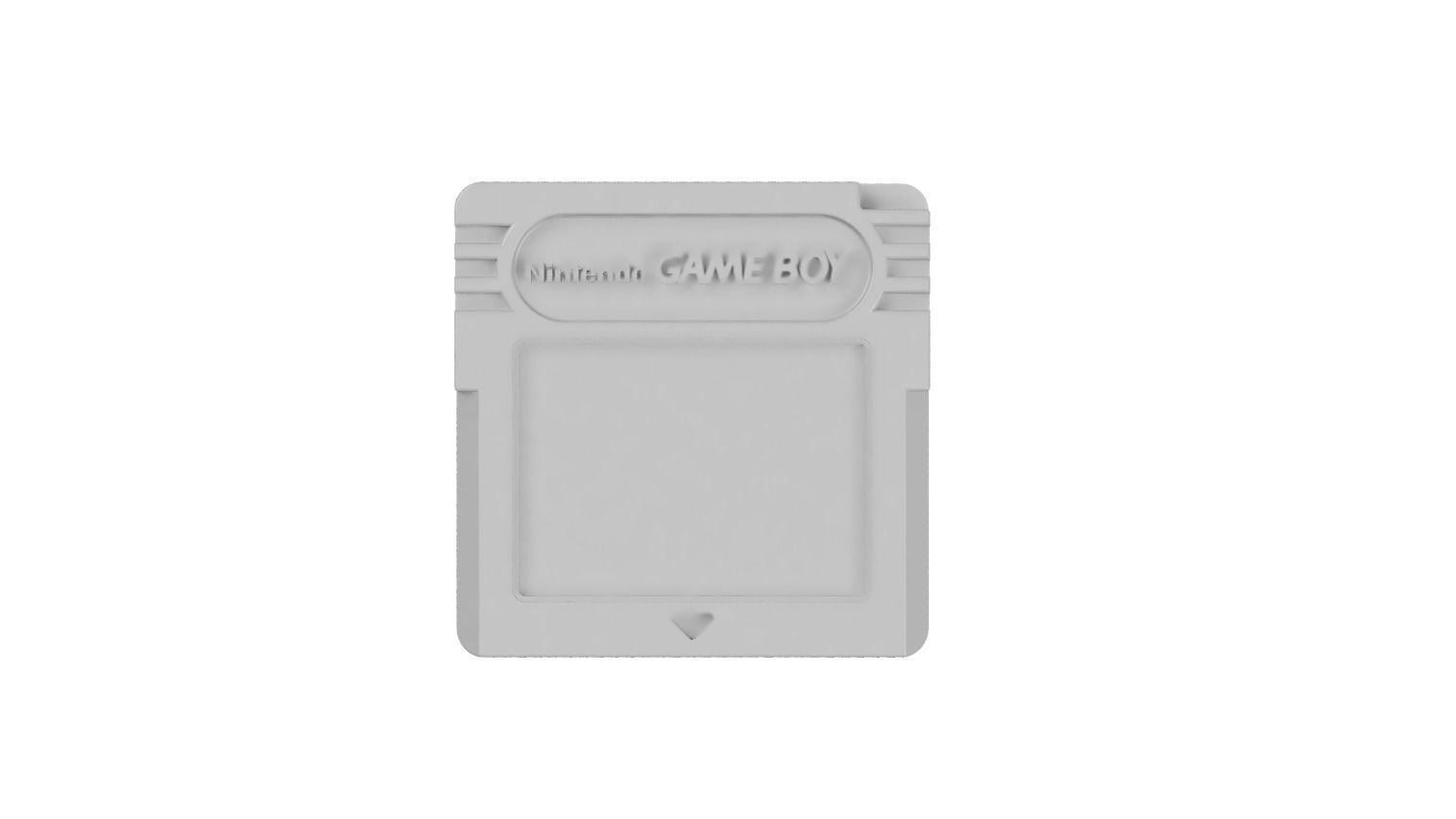 KEYCAP NINTENDO GAME BOY CARTRIDGE 3D print model_7
