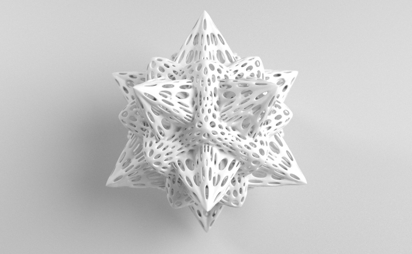 Alien Pollen Set 1 3D print model_1