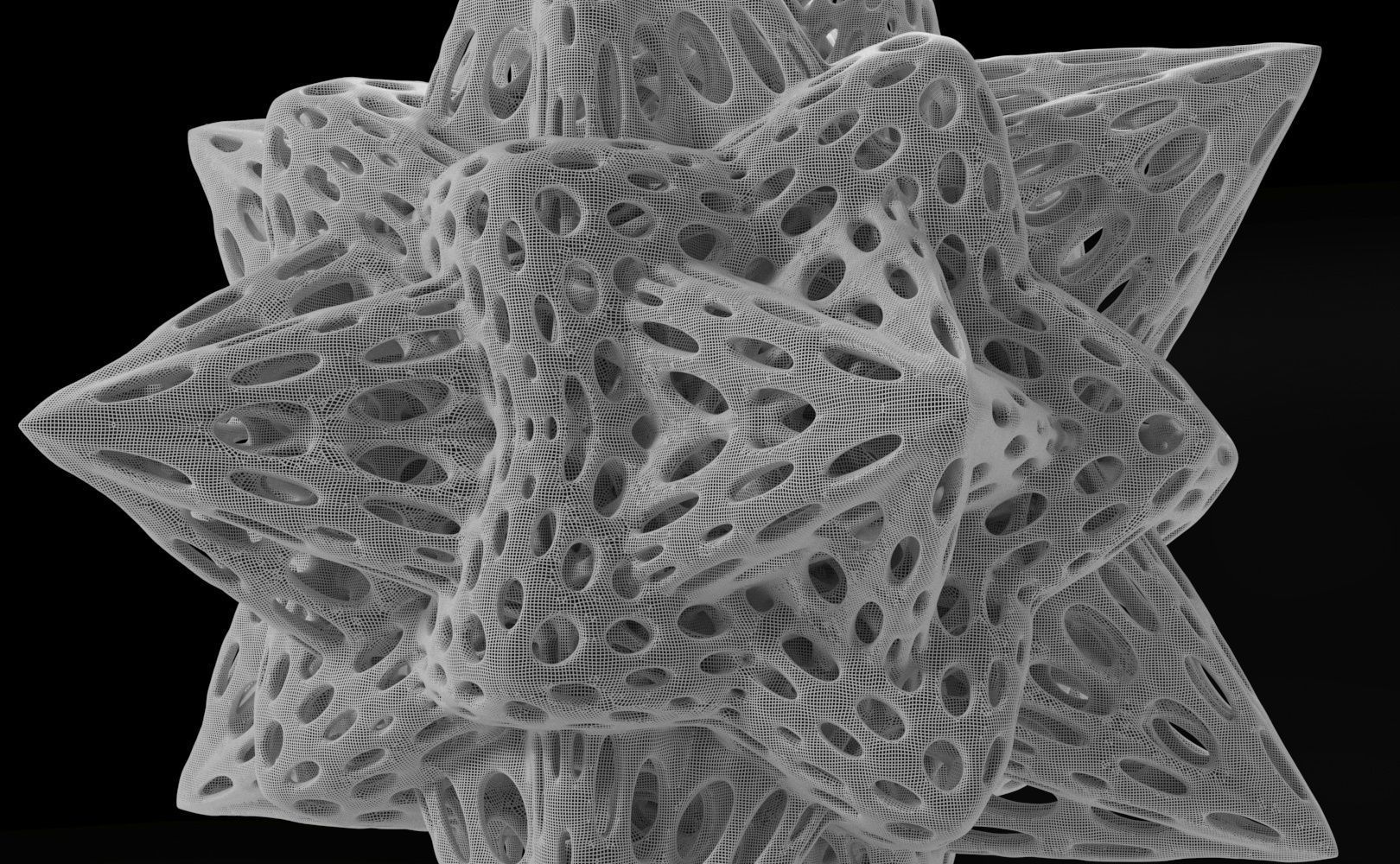 Alien Pollen Set 1 3D print model_32