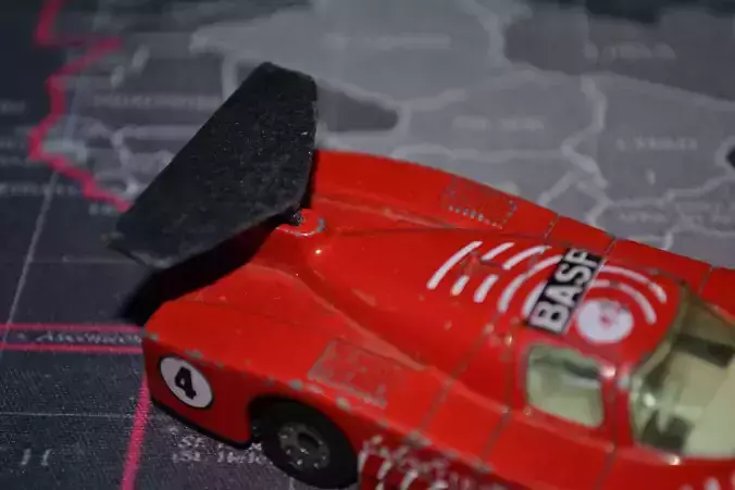 Matchbox Group C Racer Rear Wing 3D print model
