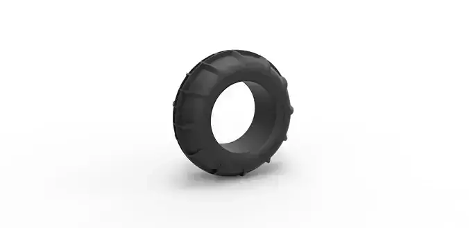 Dune buggy front tire 11 Scale 1 to 25