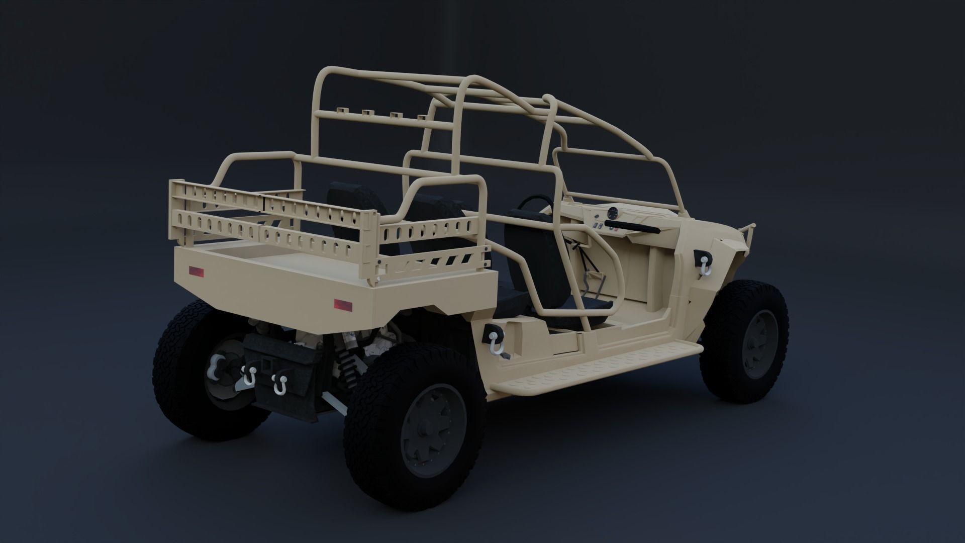 Polaris MRZR 4 3D model_2