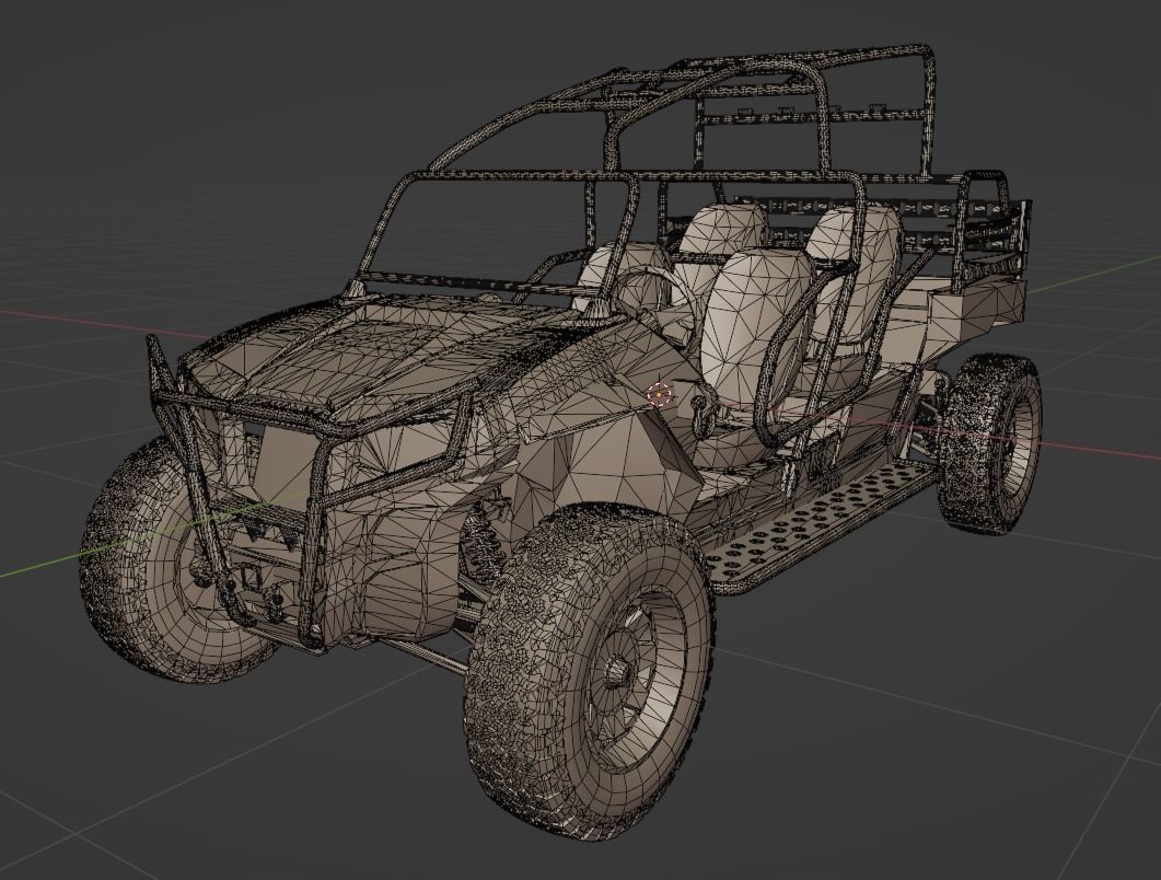 Polaris MRZR 4 3D model_4