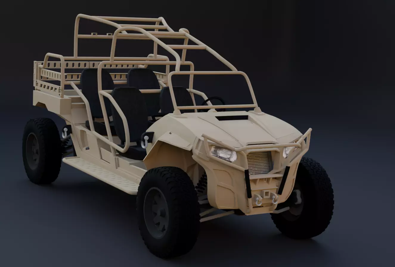 Polaris MRZR 4 3D model_0
