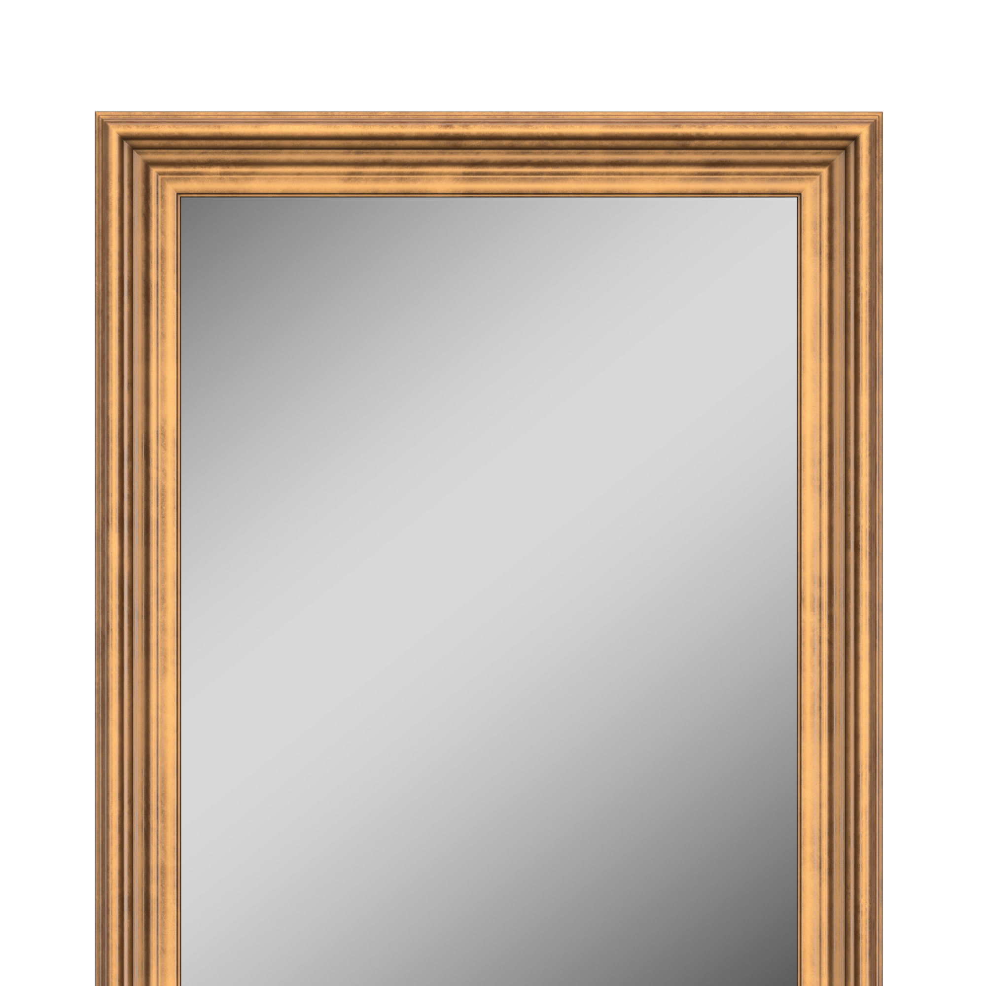 BAROQUE GILT ANTIQUED GLASS MIRROR 3D model_4