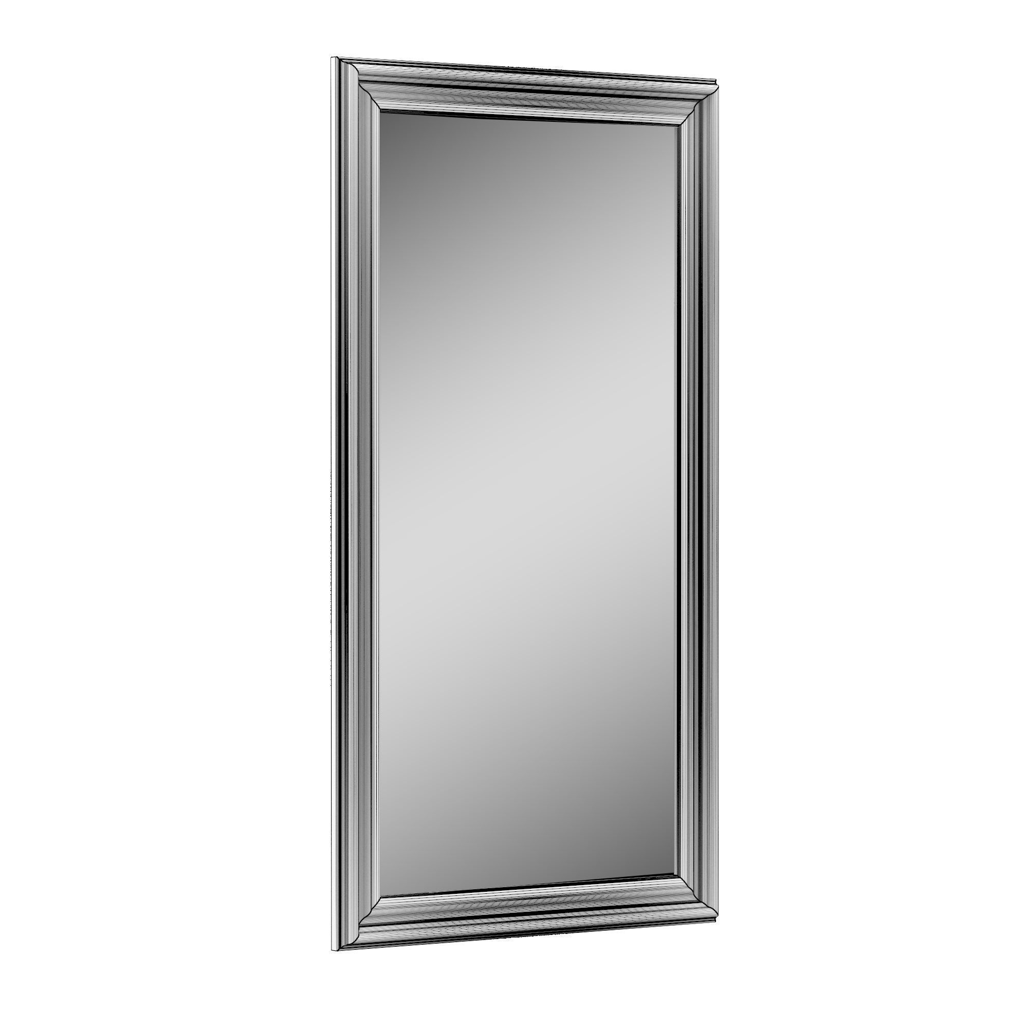 BAROQUE GILT ANTIQUED GLASS MIRROR 3D model_6