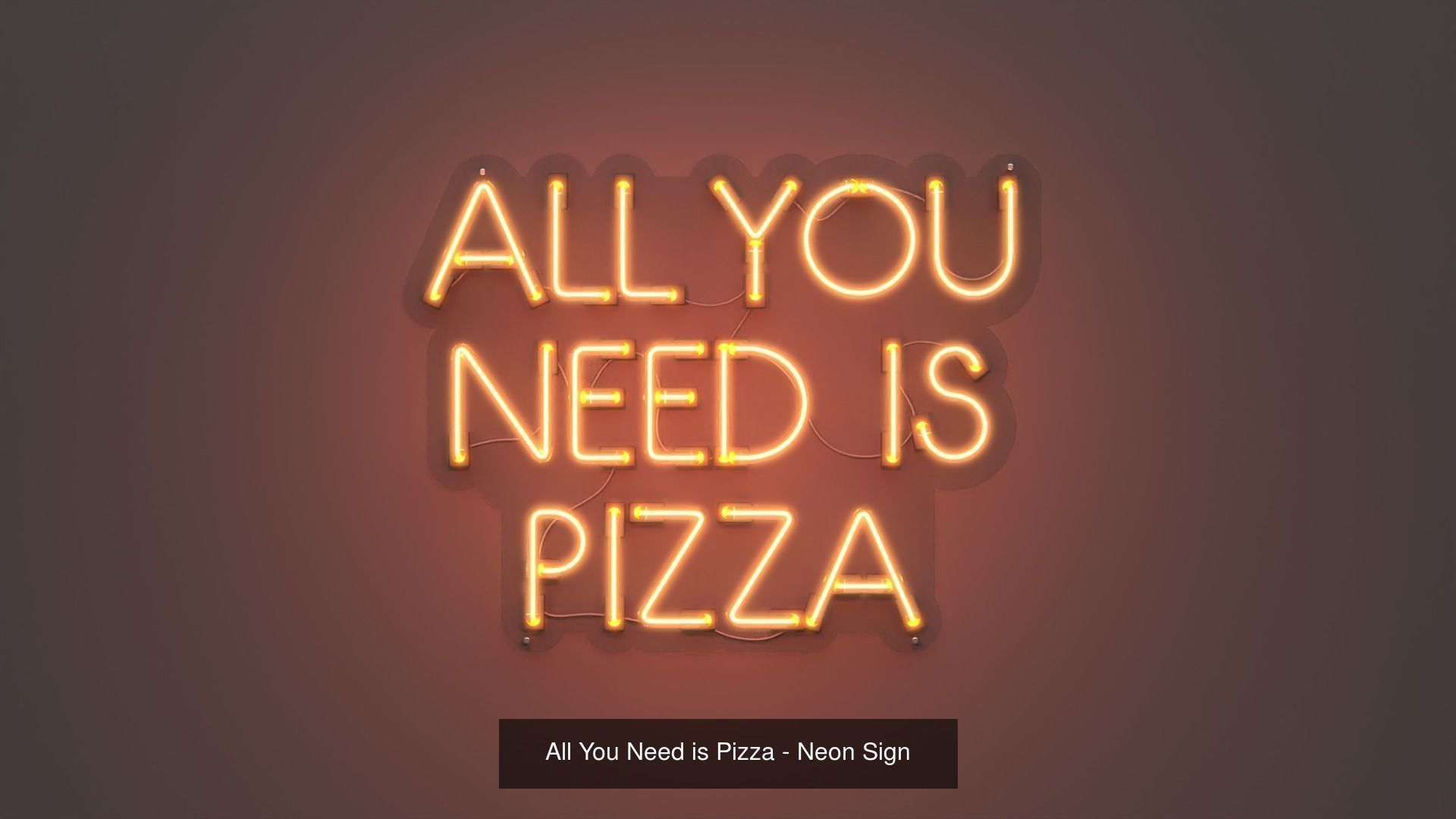 Pizza Pack - Neon Signs 3D Model Collection_5