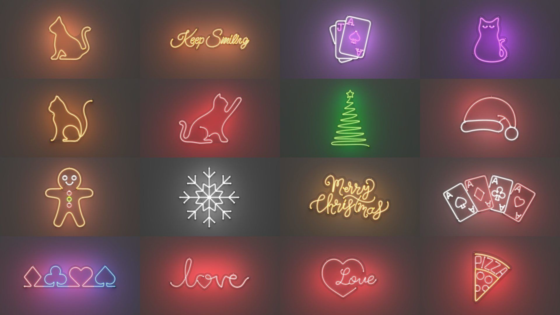 100 Neon Signs - NEONPLEX MEGA PACK 3D Model Collection_15