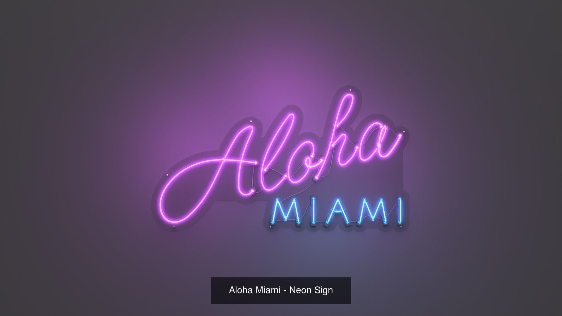 100 Neon Signs - NEONPLEX MEGA PACK 3D Model Collection_68