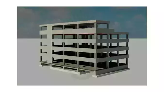 Revit Structural Model 3D model