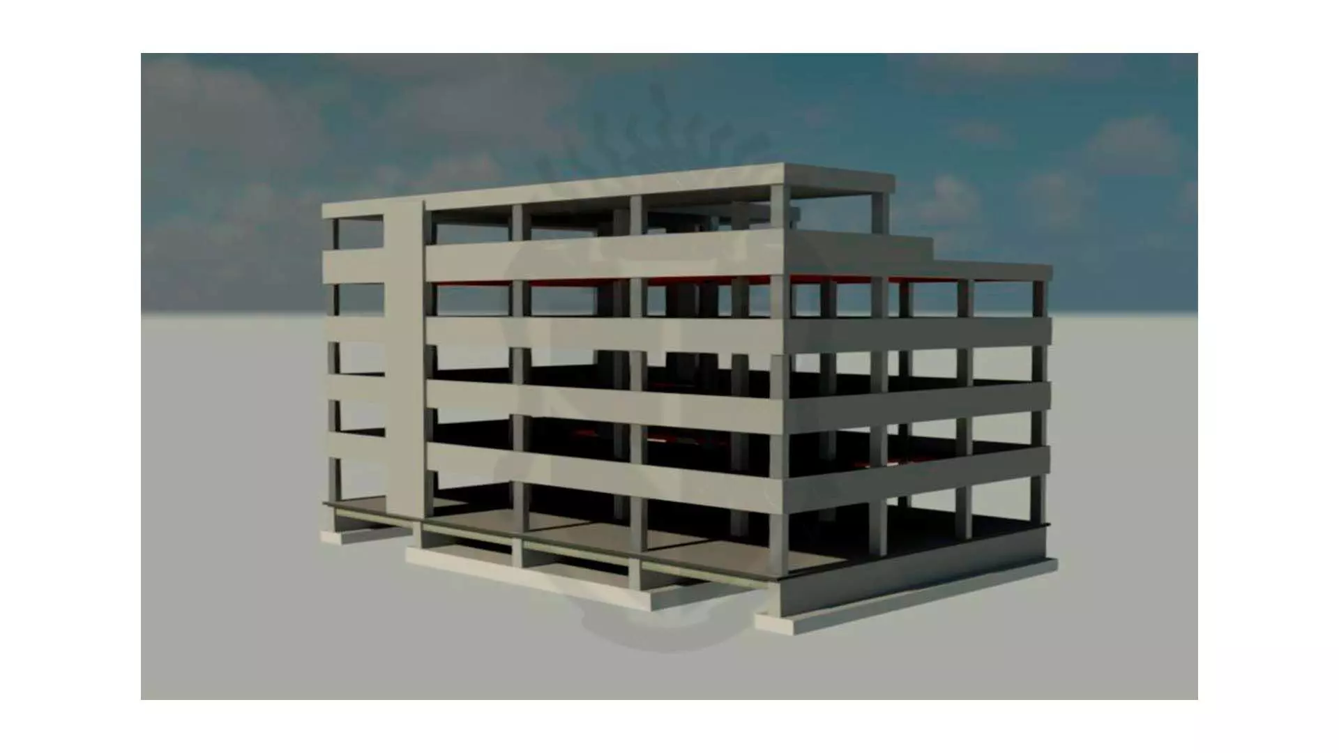 Revit Structural Model 3D model_0