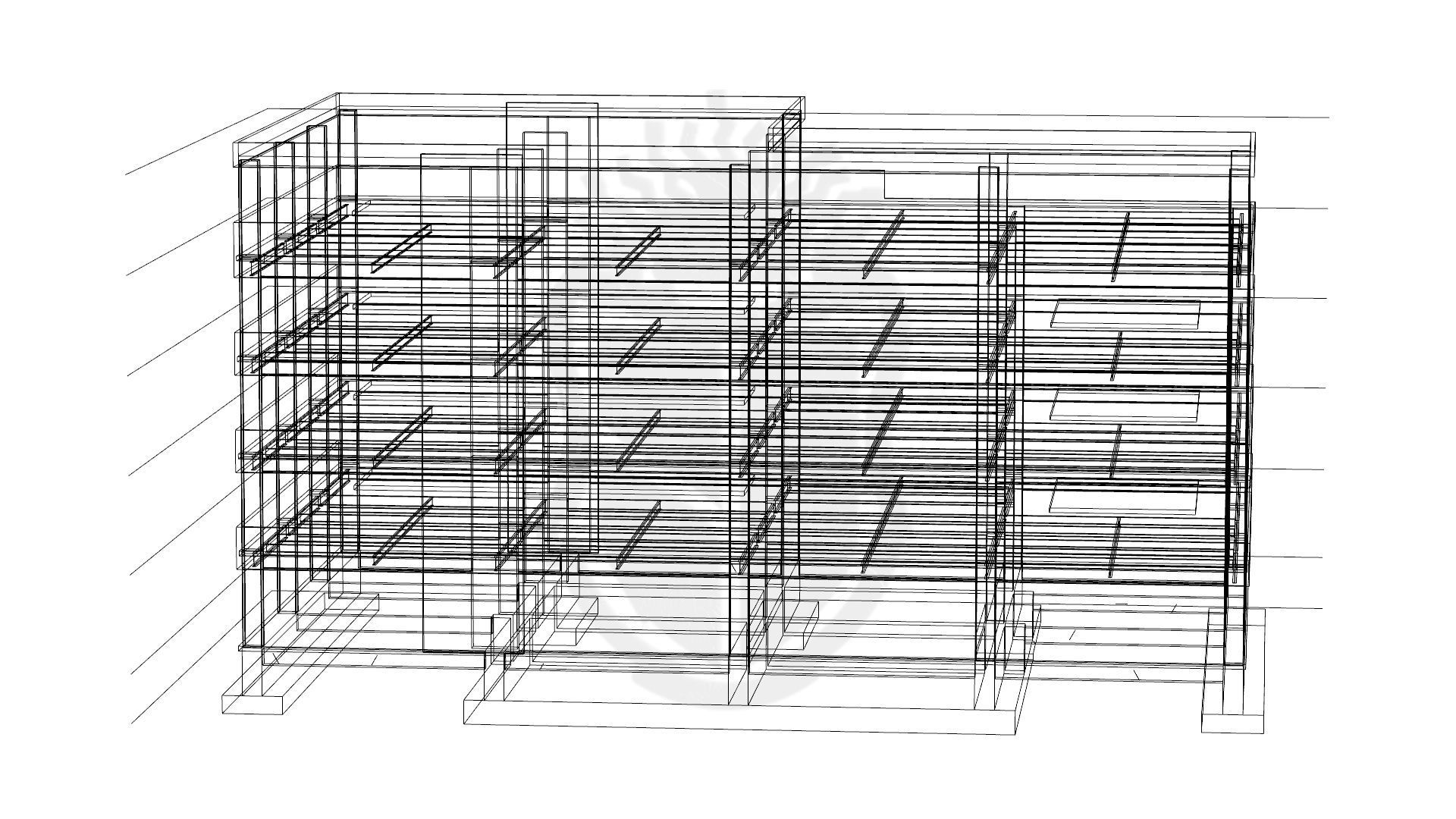 Revit Structural Model 3D model_5