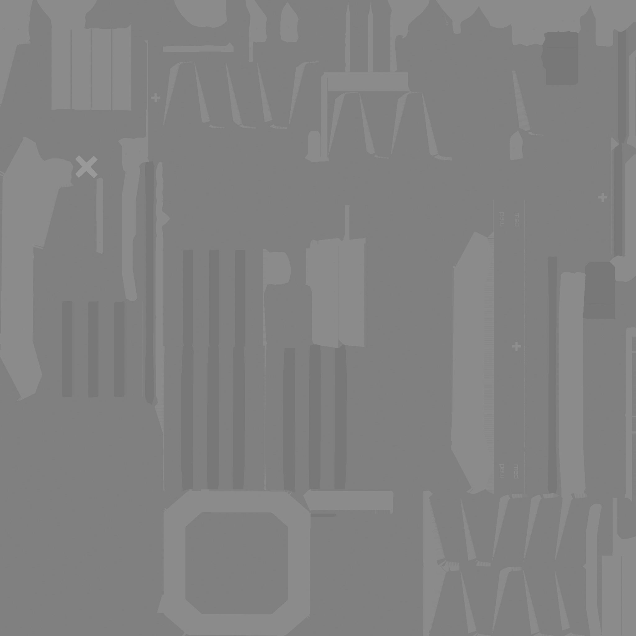 SciFi Hospital A08 Metallic - Sci Fi Exterior Design Low-poly 3D model_25