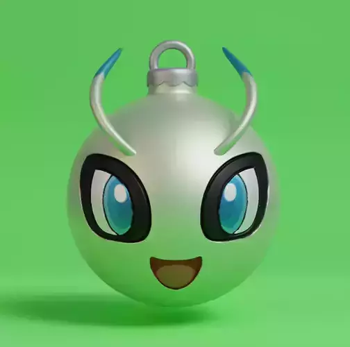 Pokemon - Christmas Ornament Celebi 3D print model