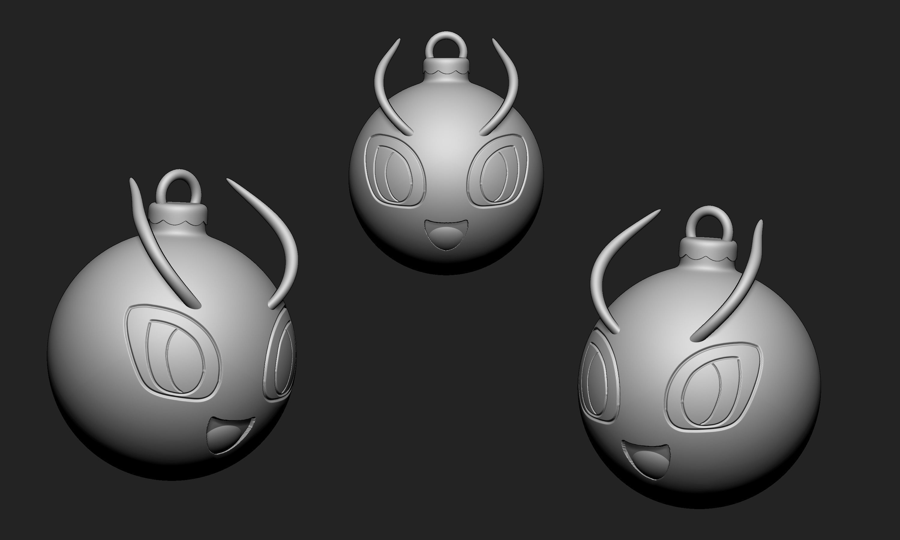 Pokemon - Christmas Ornament Celebi 3D print model_5