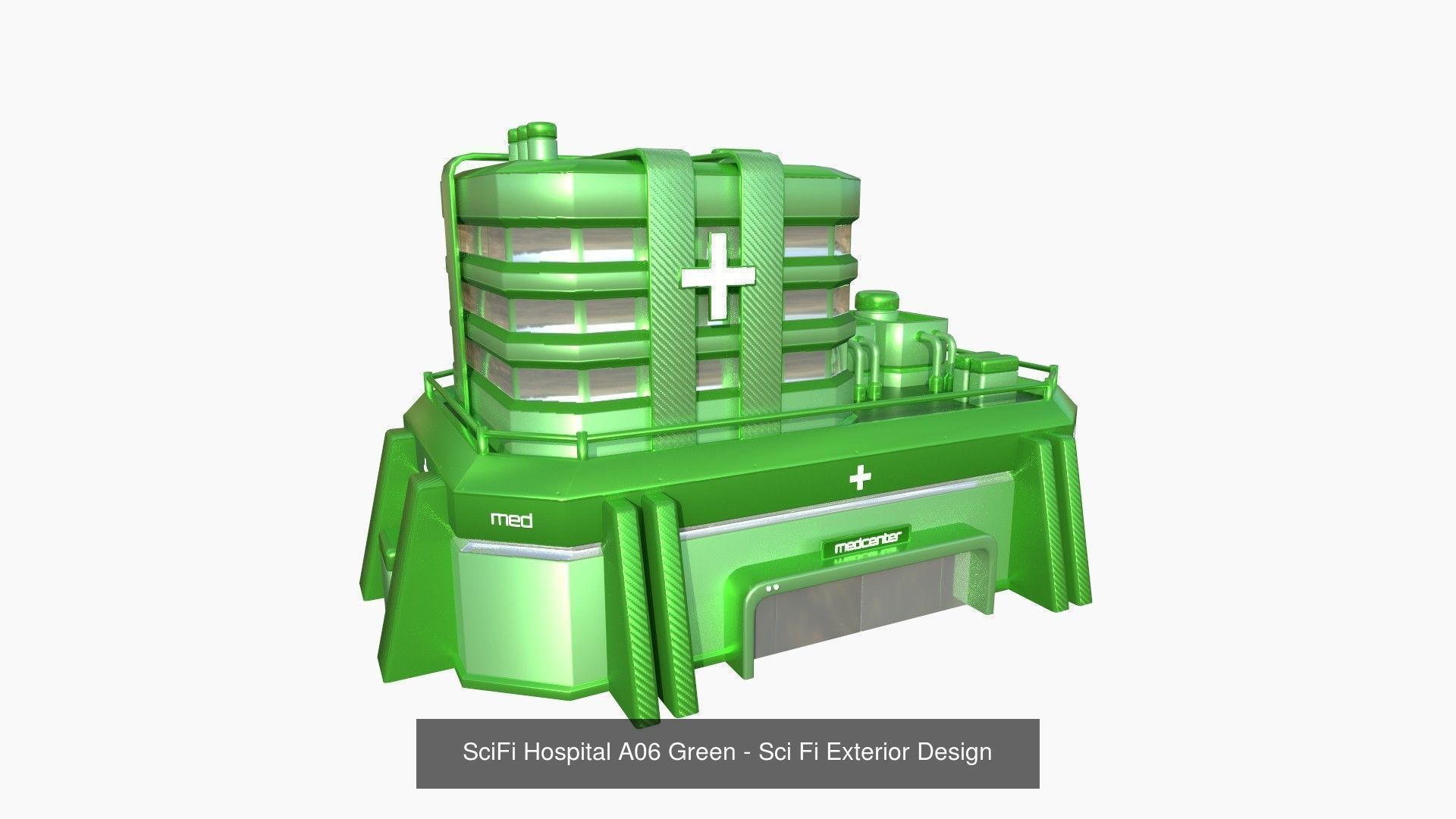10 SciFi Hospitals A Collection - Sci Fi Exterior Design _6
