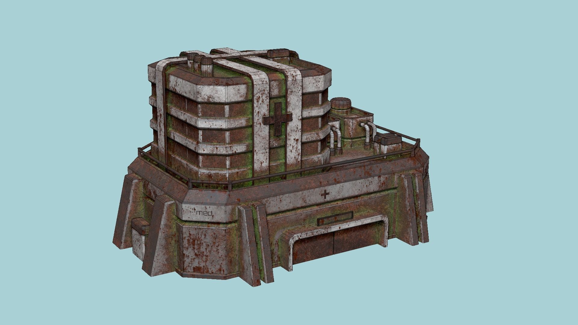 10 SciFi Hospitals A Collection - Sci Fi Exterior Design _70