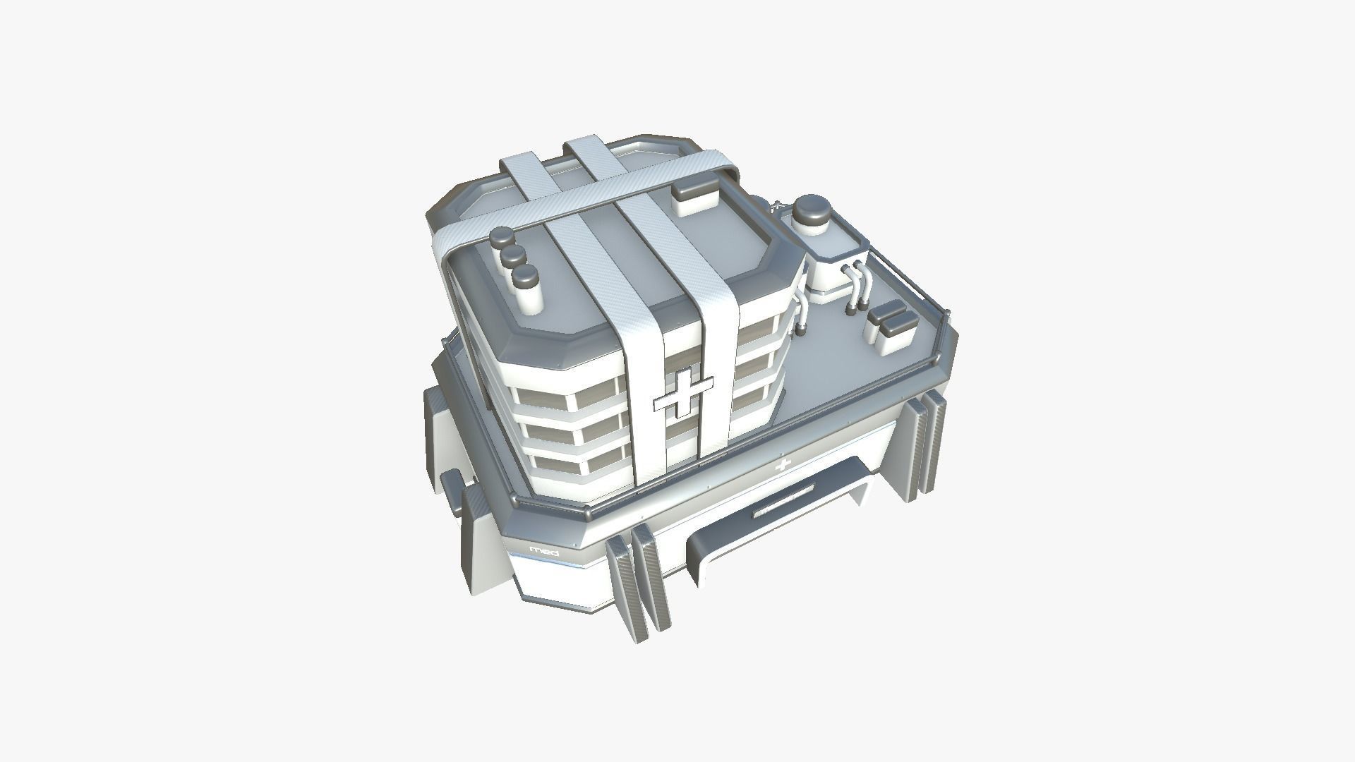 10 SciFi Hospitals A Collection - Sci Fi Exterior Design _29