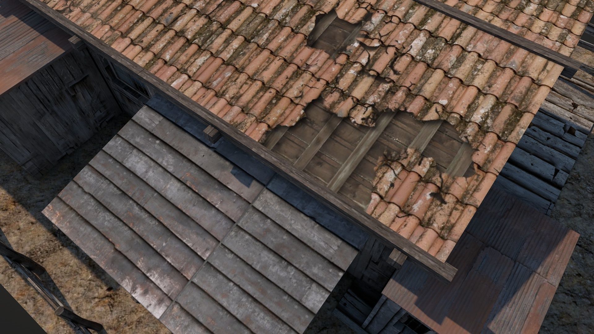 Anatolian Village Shack 4 Low-poly 3D model_11