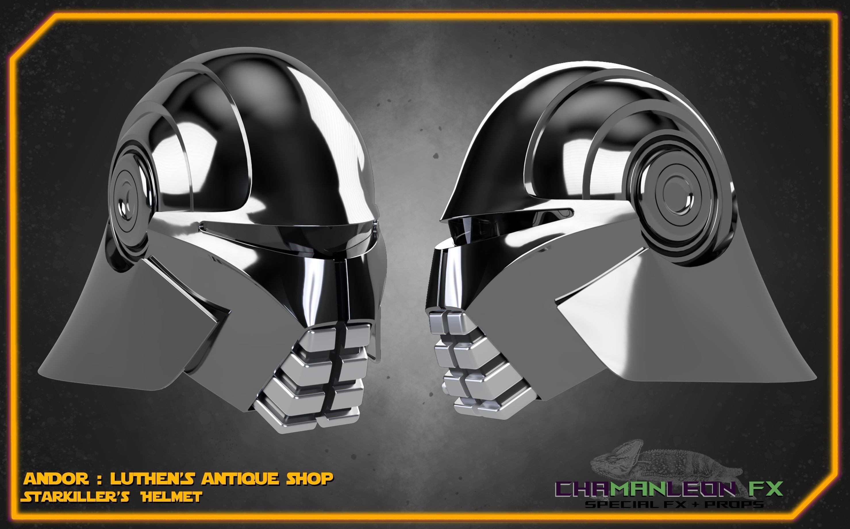 Starkiller Helmet Andor Star Wars Cosplay 3D print model_1