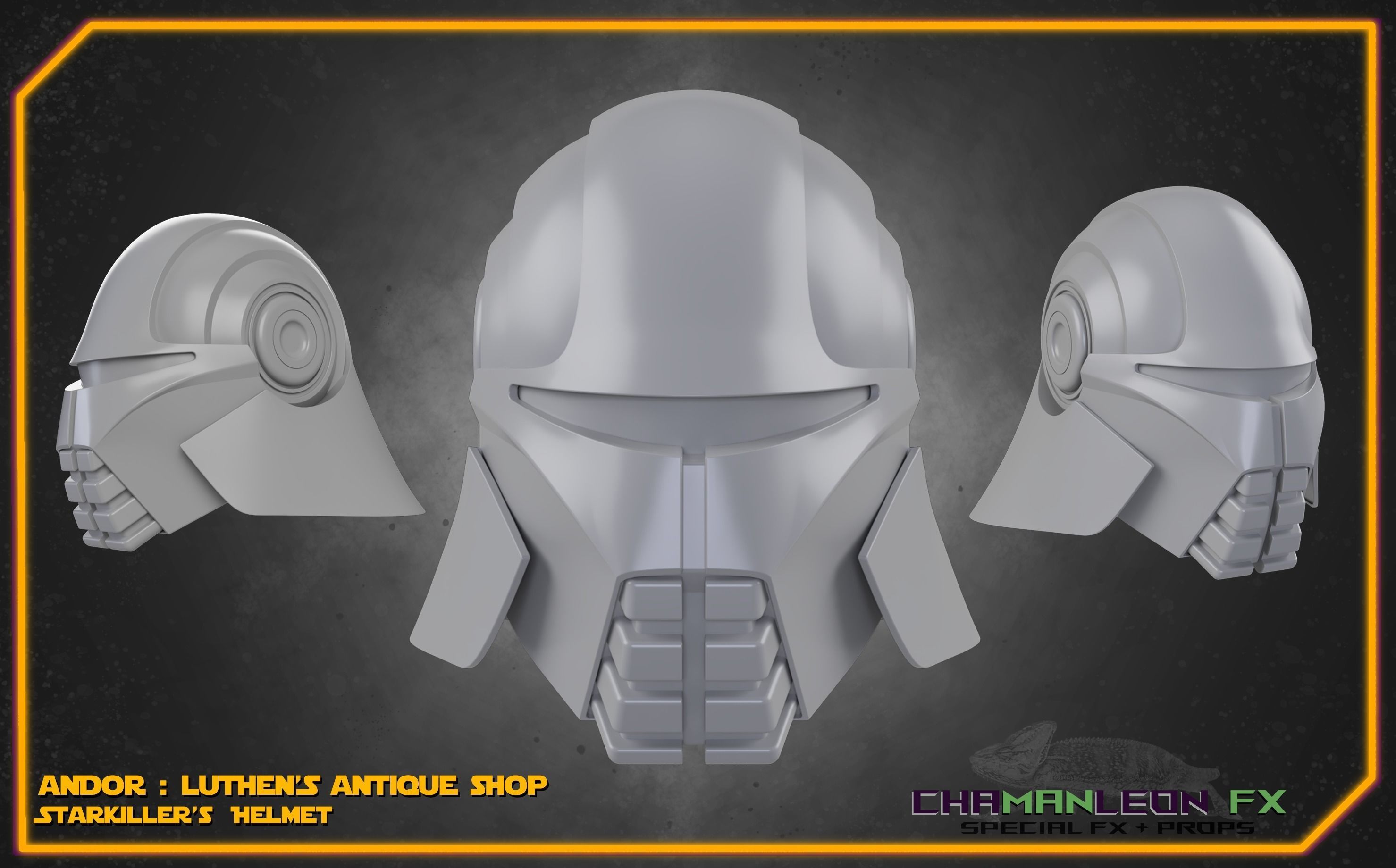 Starkiller Helmet Andor Star Wars Cosplay 3D print model_15